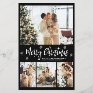 Budget Elegante Typografie Collage Weihnachtsbuch