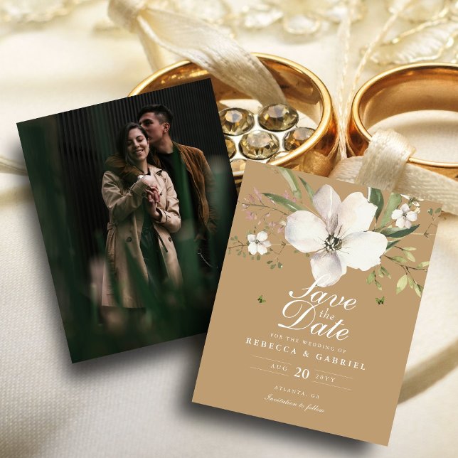 Budget Elegante Wasserfarben Blumenzwiebeln Save t (Von Creator hochgeladen)