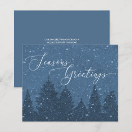 Budget Eleganter Business Holiday Blue