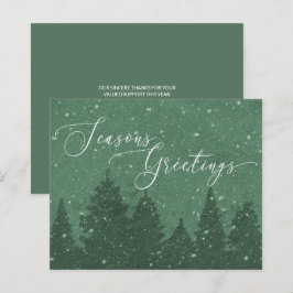 Budget Eleganter Business Holiday Green