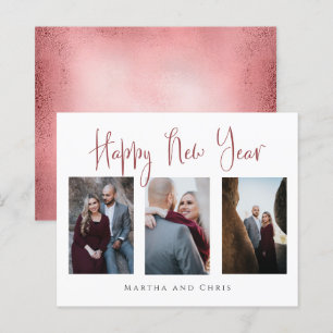Budget Elegantes Happy New Year Rose Gold Foto