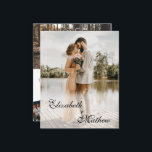 Budget Elegantes Script 5 Foto Einladung Hochzeit<br><div class="desc">Budget Elegantes Script 5 Foto Einladung Hochzeit</div>