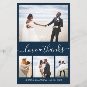 Budget Elegantes Script Wedding Foto Vielen Dank
