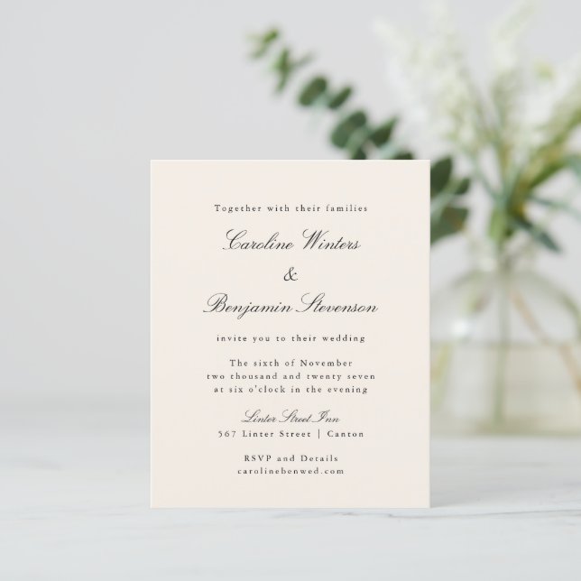 Budget Elfenbeinküche Formal Elegante Hochzeit Ein (Stehend Vorderseite)
