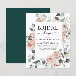 Budget Emerald Green Brautparty Floral