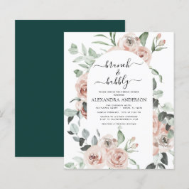 Budget Emerald Green Brunch & Bubbly Brautparty