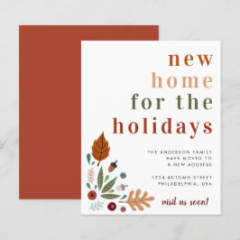 Budget Erntedank Neue Zuhause Moving Ankündigung