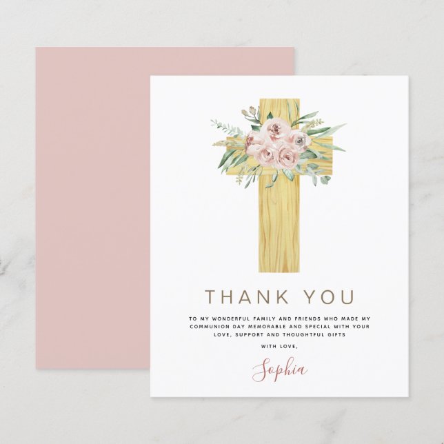 Budget Erste heilige Kommune Danke Dusty Pink (Vorne/Hinten)