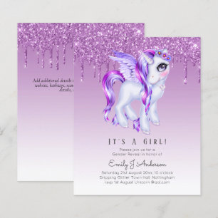 BUDGET Es ist eine Girl Glittery Unicorn Kinderdus