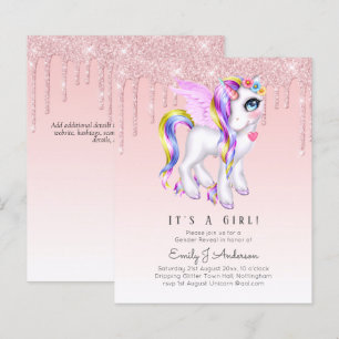 BUDGET Es ist eine Girl Glittery Unicorn Kinderdus