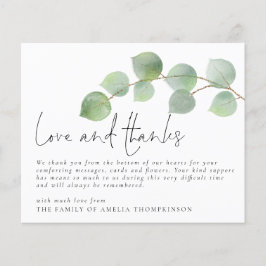 Budget Eukalyptus Beerdigung Beileid Liebe und Dan