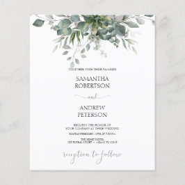 Budget Eukalyptus Greenerity Einladung Hochzeit
