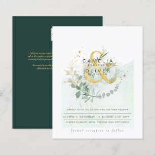Budget Eukalyptus Greenerity Wedding QR CODE Einla