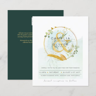 Budget Eukalyptus Greenerity Wedding QR CODE Einla