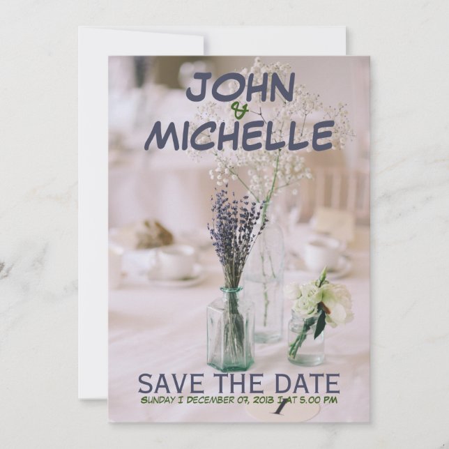 Budget Faire-part de mariage simple (Devant)