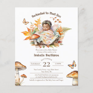 Budget Fairy Baby Herbst Woodland Babydusche