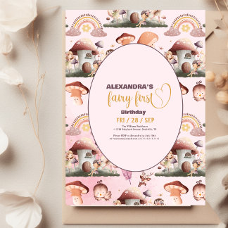 Budget Fairy First Girl's 1. Geburtstag