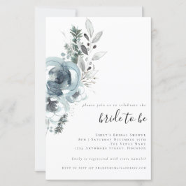 Budget Festival Florals Bridal Dusche Einladung