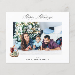 Budget Festlicher Happy Holidays Foto - Holly Berr Flyer