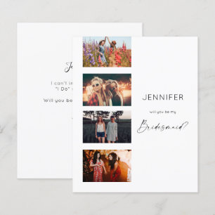 Budget Filmstrip Be My Bridesmaid Multi Foto Scri