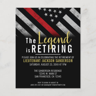 Budget Firefighter Rente Party Einladung