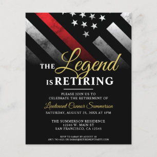 Budget Firefighter Rente Party Einladung