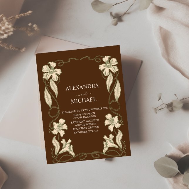 Budget Floral Art Nouveau Hochzeit (Von Creator hochgeladen)