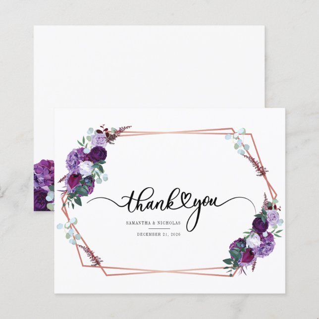 Budget Floral geometrischer Rahmen rustikal (Vorne/Hinten)