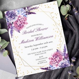 Budget Floral Gold Geometric Brautparty