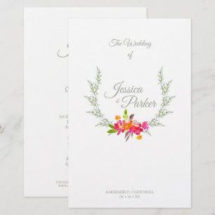 Budget Floral Watercolor Farbenfroh 