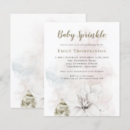 Budget Florals Gender Neutral Baby Sprinkle Dusche