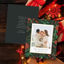 Budget Foliage Greenery Frohe Weihnachts-Foto