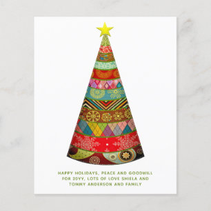 Budget Folk Art Weihnachtskarte dekorativ