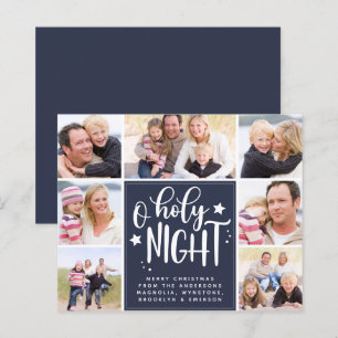 Budget Foto Collage O Heilige Nacht Weihnachtskart