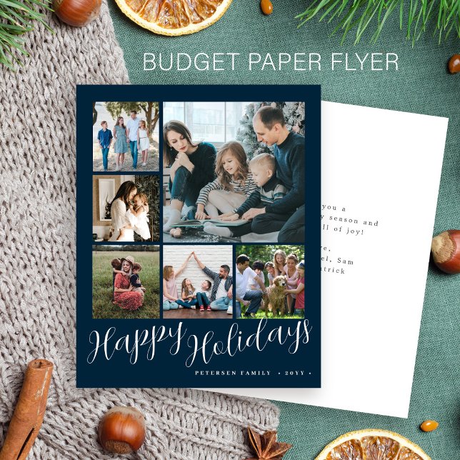 Budget Foto Collage Weihnachtskarte Flyer (Von Creator hochgeladen)