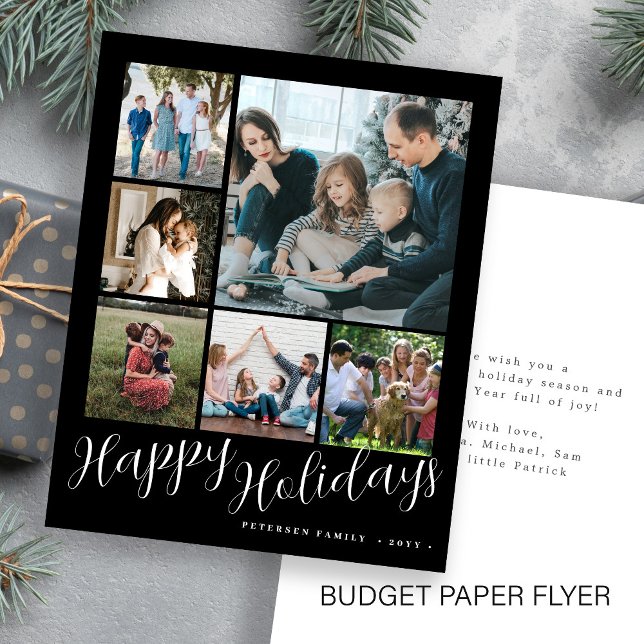 Budget Foto Collage Weihnachtskarte Flyer (Von Creator hochgeladen)