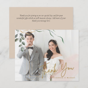 BUDGET FOTO Danke Karte - CHEAP Modern Einfach