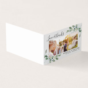 Budget Foto Eukalyptus Wedding Dankeschön Karte