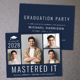 Budget Foto Master Grad Blue Graduation Party