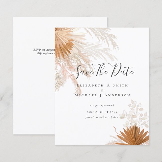 BUDGET Foto Rett Dates PAMPAS Grass Terracotta (Vorne/Hinten)