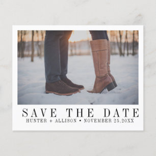 Budget-Foto Save-the-Date-Karte Flyer