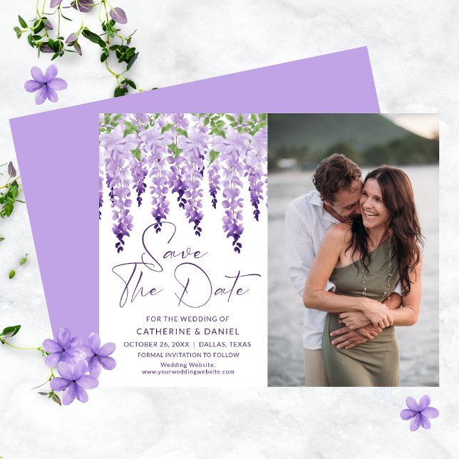 Budget Foto Save the Date Wisteria Wedding (Von Creator hochgeladen)