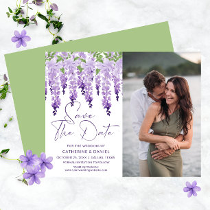Budget Foto Save the Date Wisteria Wedding