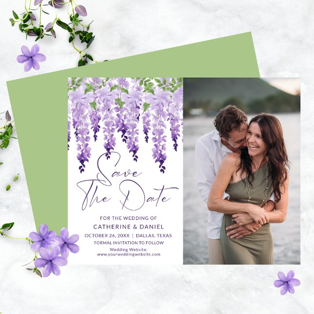 Budget Foto Save the Date Wisteria Wedding (Von Creator hochgeladen)