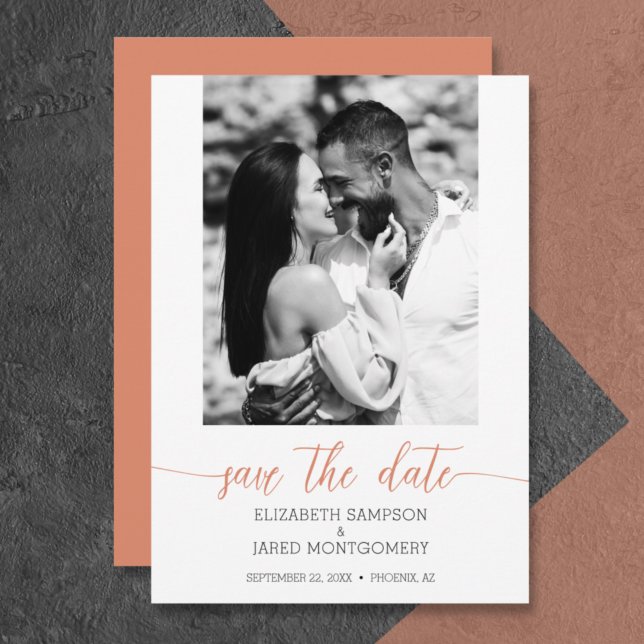 Budget Foto Wedding Coral Save the Date (Von Creator hochgeladen)