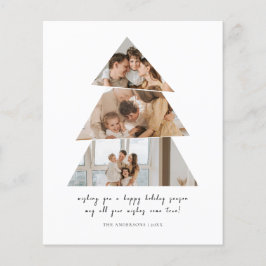 Budget Foto Weihnachtsbaum Grüße Karte