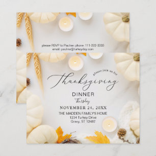 Budget-freundliches gemütliches Thanksgiving-Dinne
