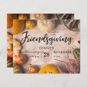 Budget Friendsgiving Dinner Feeling Pumpkin