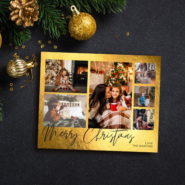 Budget Frohe Weihnachten Imitate Gold Foil Multi F Flyer (Von Creator hochgeladen)