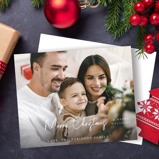 Budget Frohe Weihnachten Minimalistisches H-Foto (Von Creator hochgeladen)